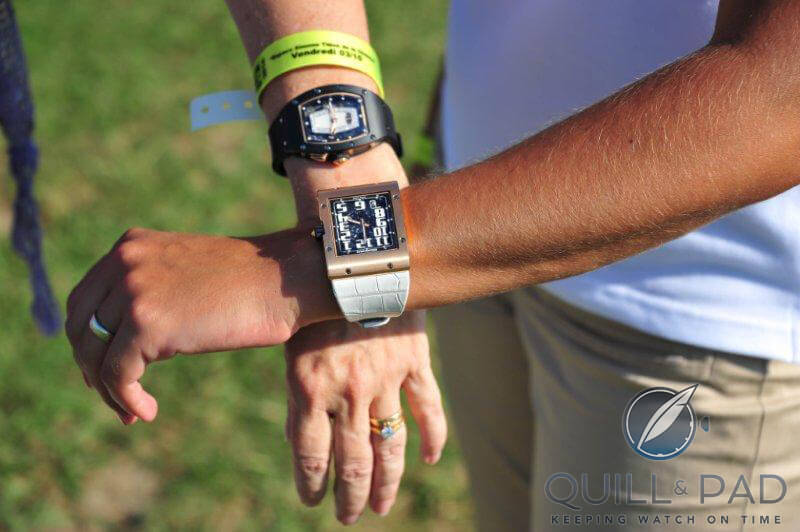 Richard Mille RM 016 and RM 007 on the golf course