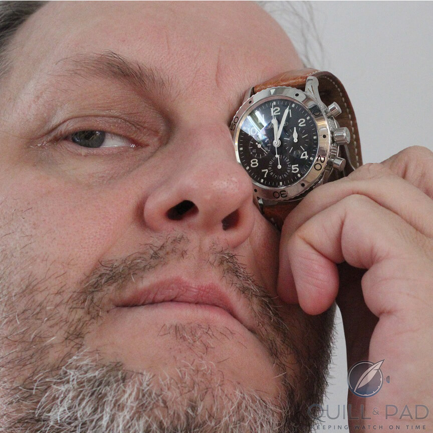 Vintage watch specialist Boris Pjanicand a Breguet Type XX