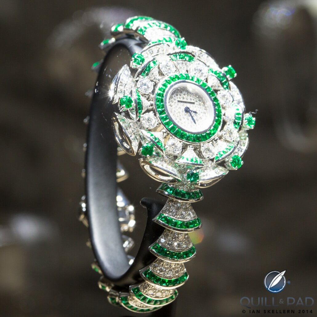 Best Jewelery watch: Bulgari Diva High Jewellery Emeralds
