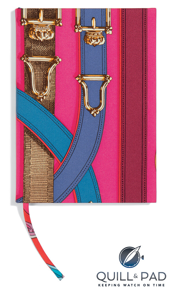 Hermès Nautilus silk notebook