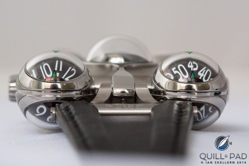 The MB&F HM6 end-on