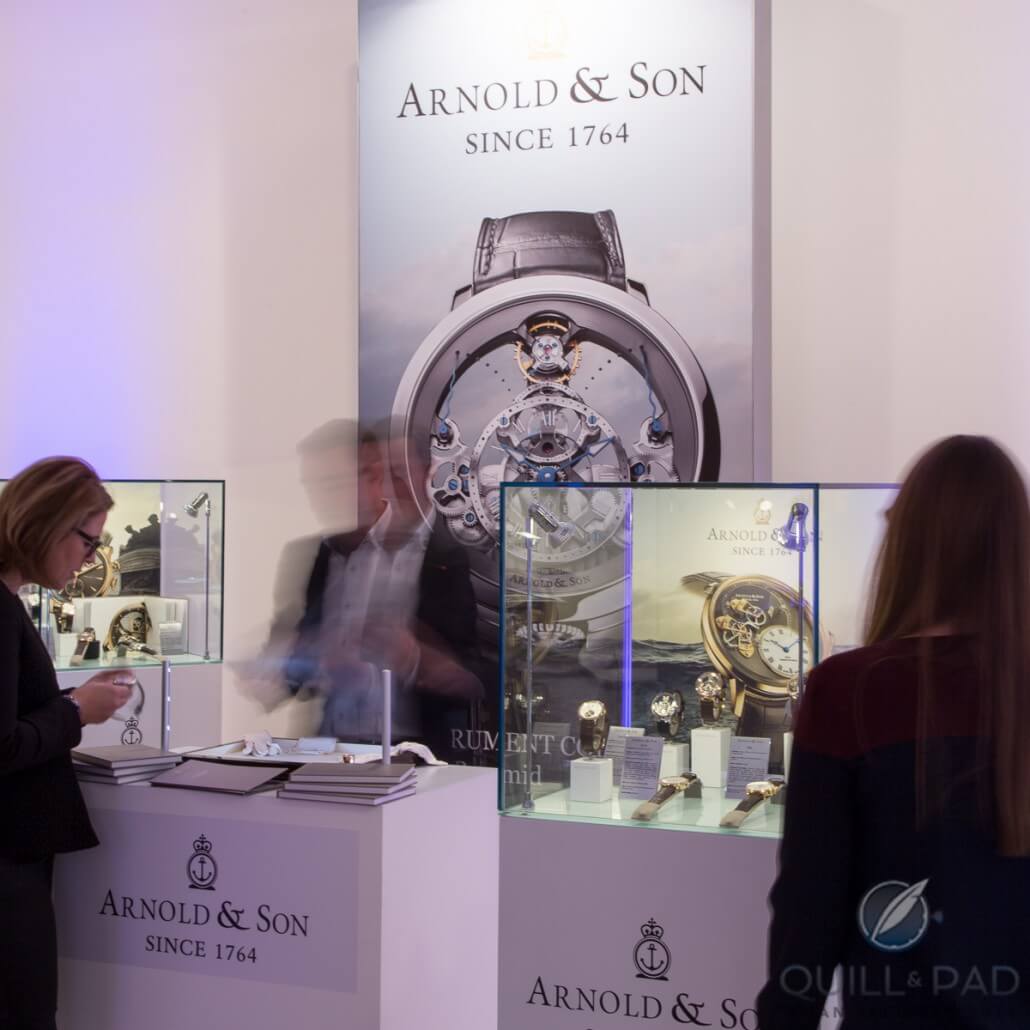 Arnold & Son stand at SalonQP 2014