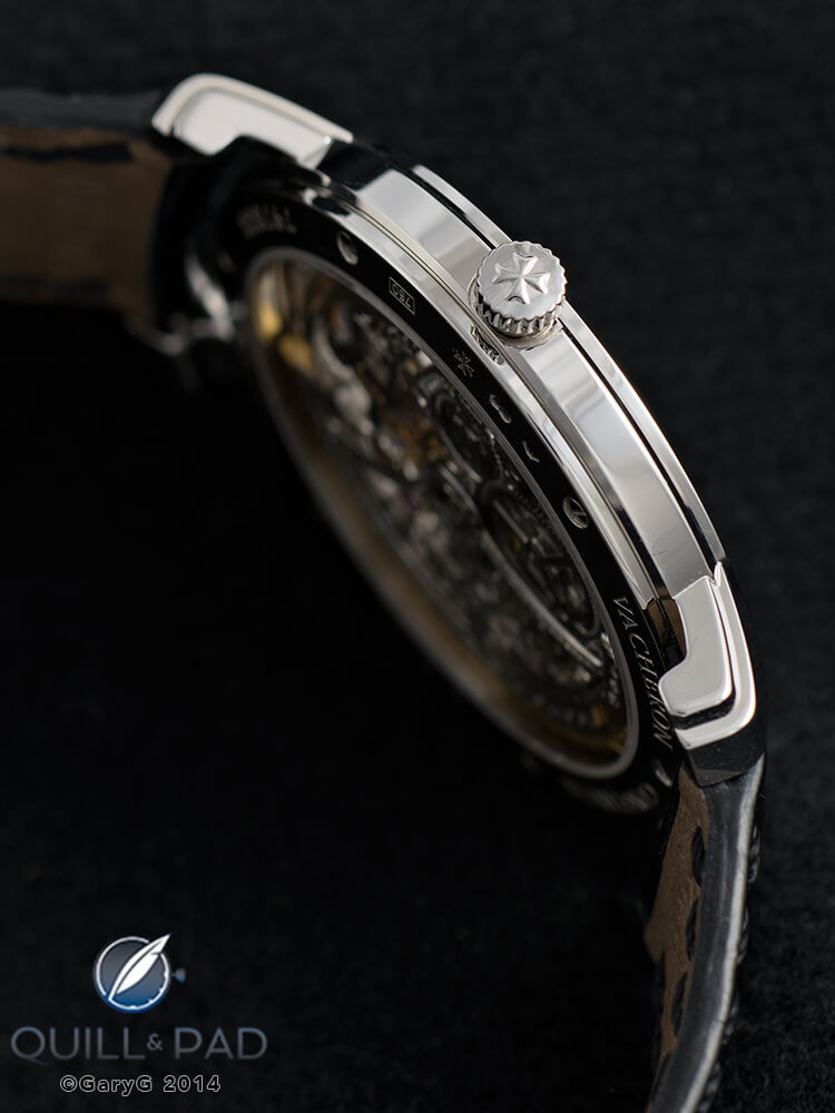 Thin is in: the Vacheron Constantin Malte Squelette from the side