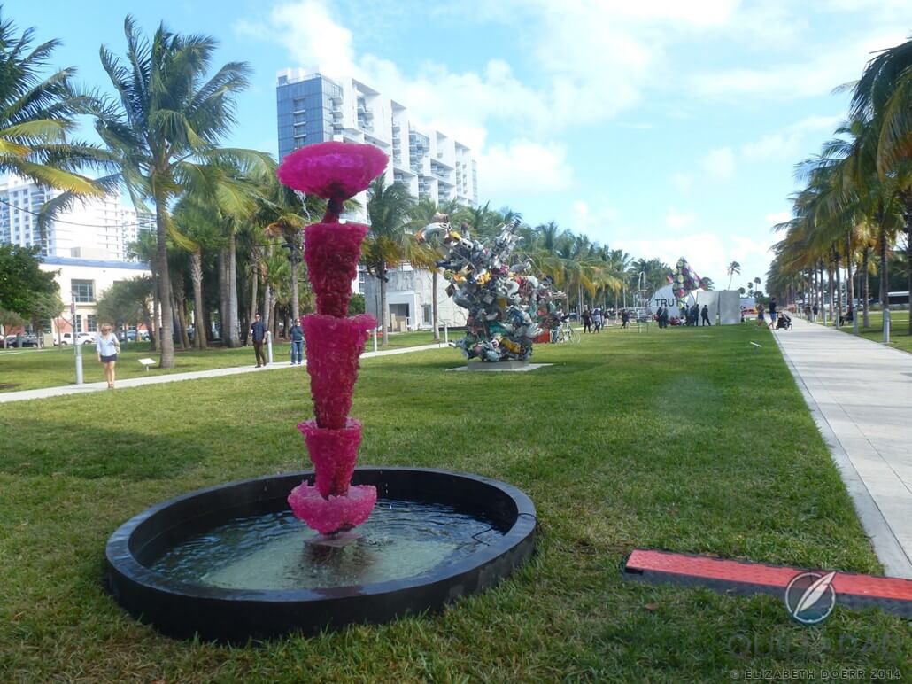 ‘A Pink Lady’ by Lynda Benglis at Art Basel Miami 2014