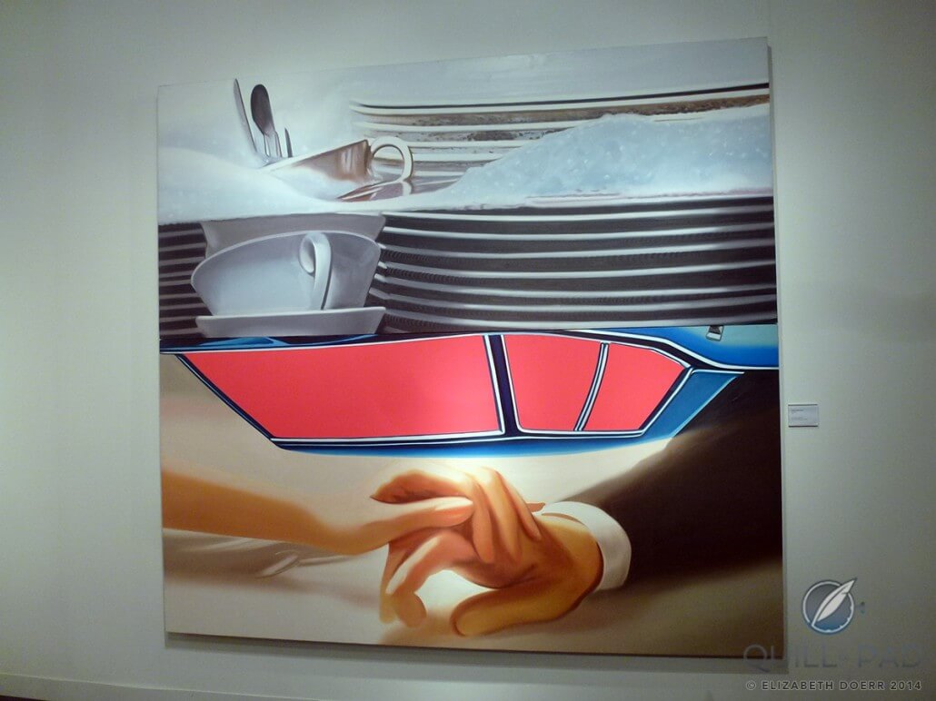 This oil painting in two parts by James Rosenquist from 1972 seen at Art Basel Miami 2014 is called ‘The Facet’; its vibrant color is what first attracted my eye
