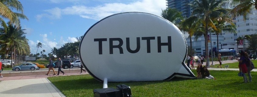 ‘In Search of Truth (Truth Booth)’ by Hank Willis Thomas at Art Basel Miami 2014