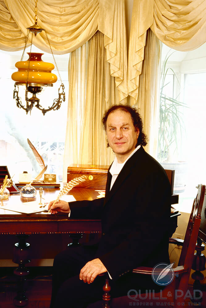 Bernard Maisner at his desk