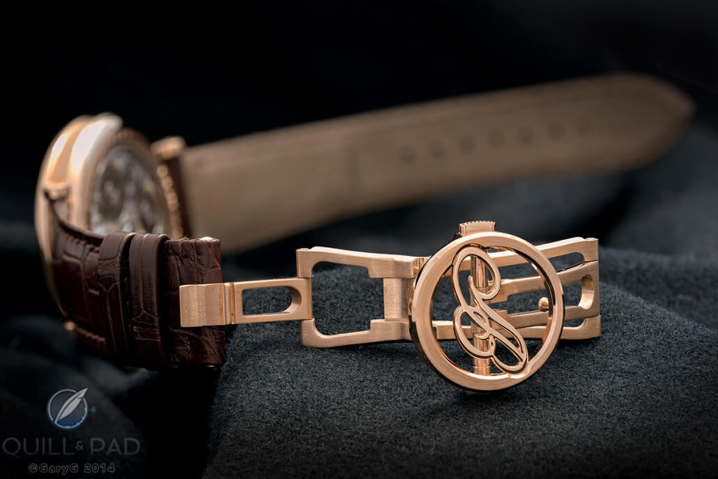 Did you ever buy a watch for the buckle? The gorgeous deployant of Breguet’s Reference 7727
