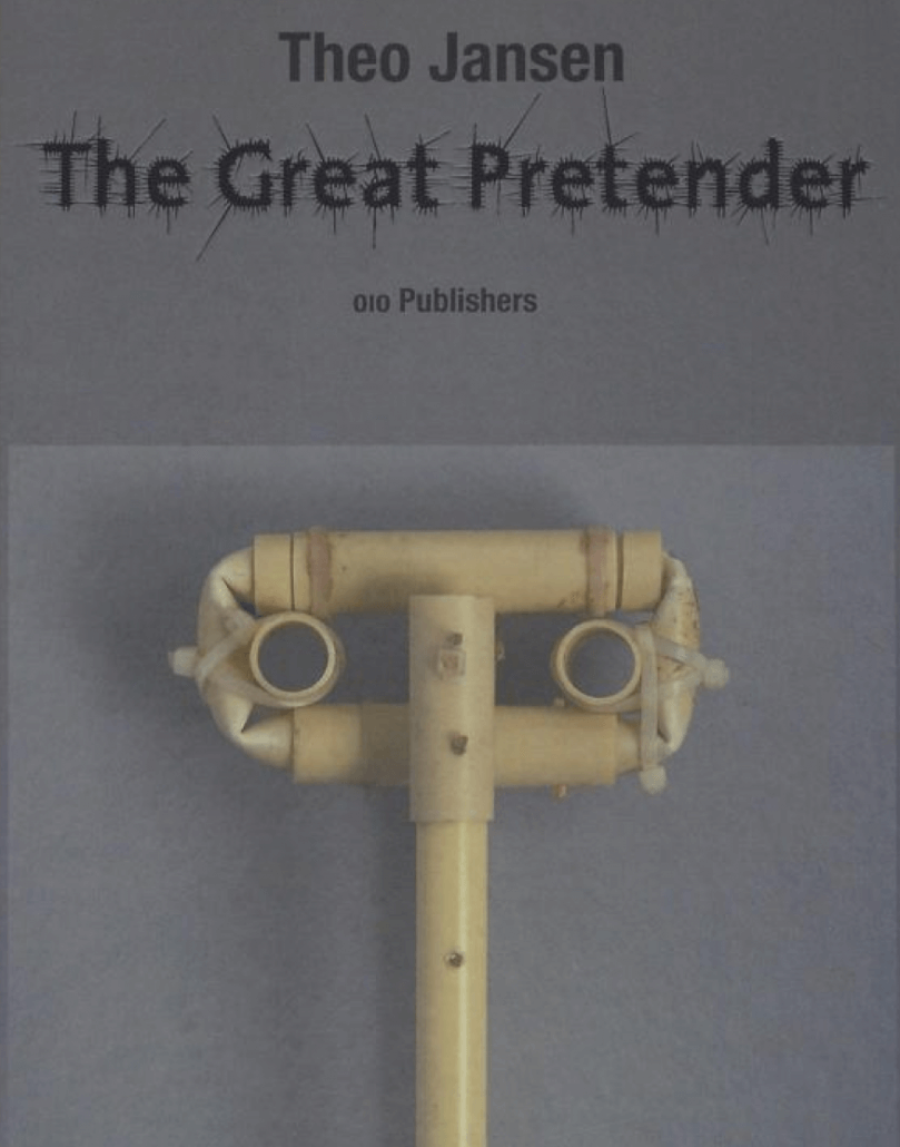 The cover of Theo Jansen's book, 'The Great Pretender'