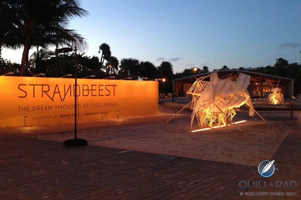 Theo Jansen's Strandbeests had their own compound on Miami Beach for Art Basel Miami 2014