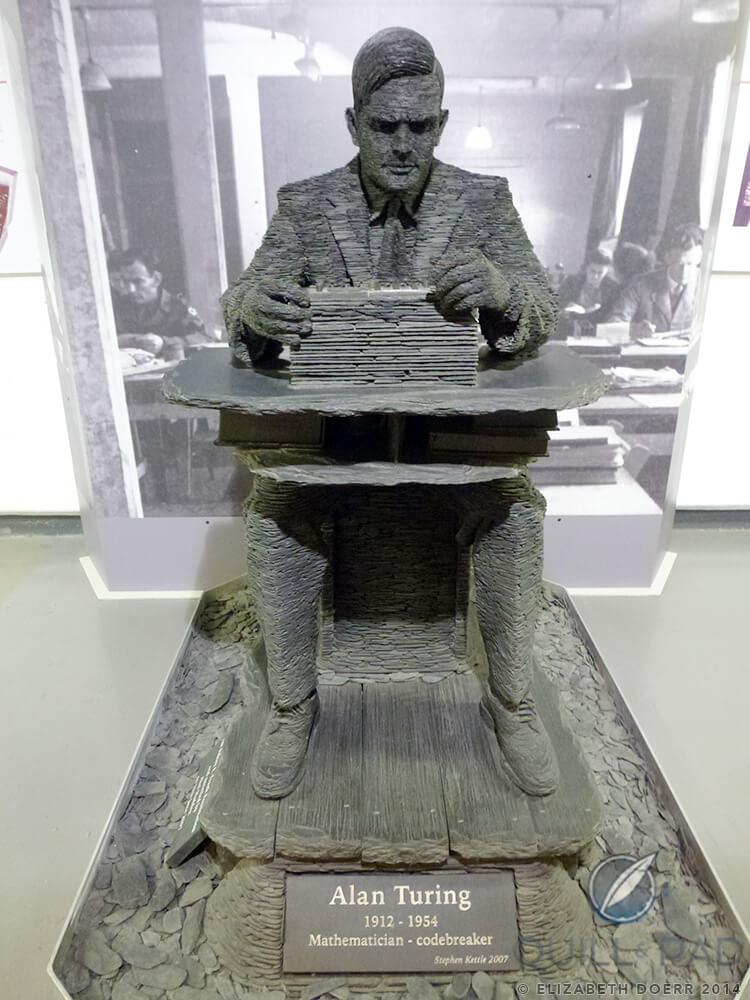 Alan Turing statue at Bletchley Park