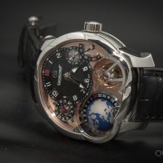 Greubel Forsey GMT with red gold dial