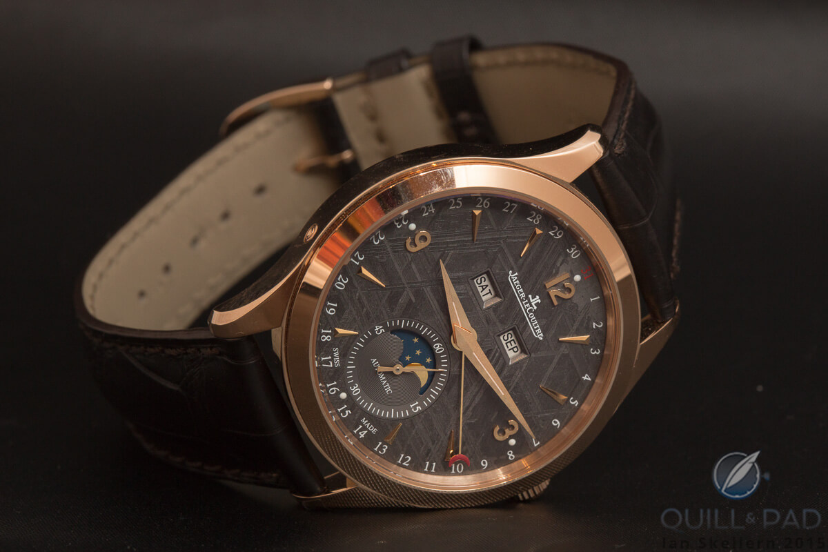 Jaeger-LeCoultre Master Calendar with meteorite dial in pink gold case
