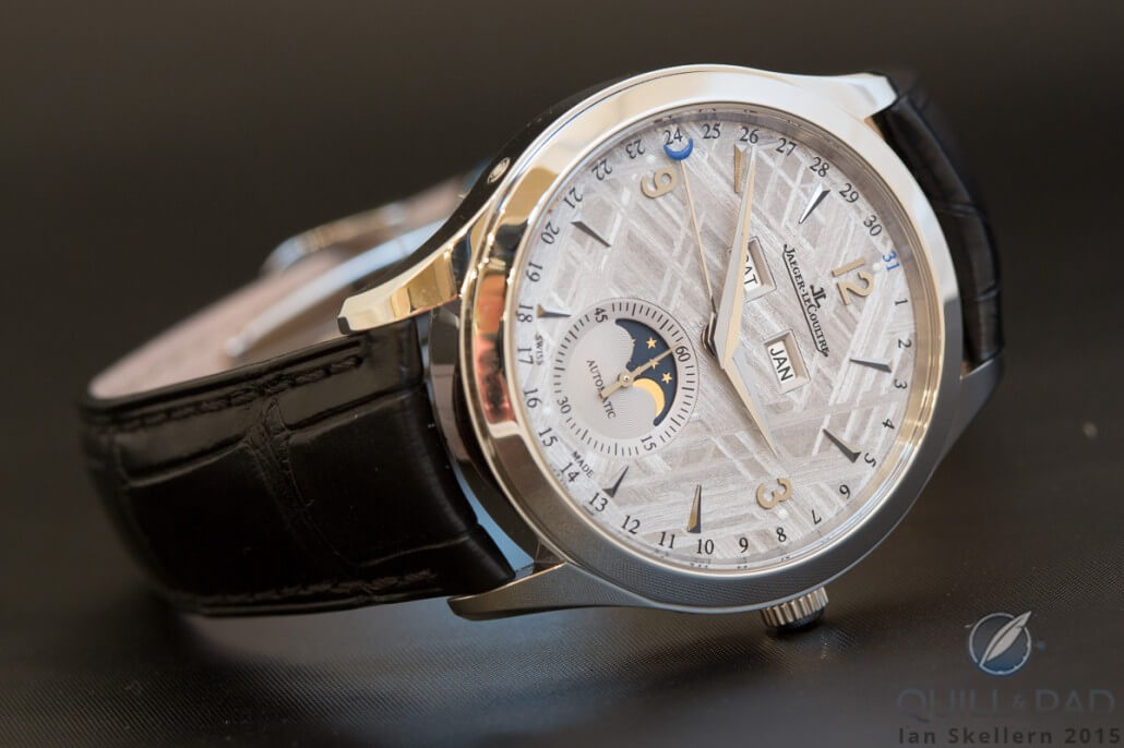 Jaeger-LeCoultre Master Calendar in stainless steel with meteorite dial