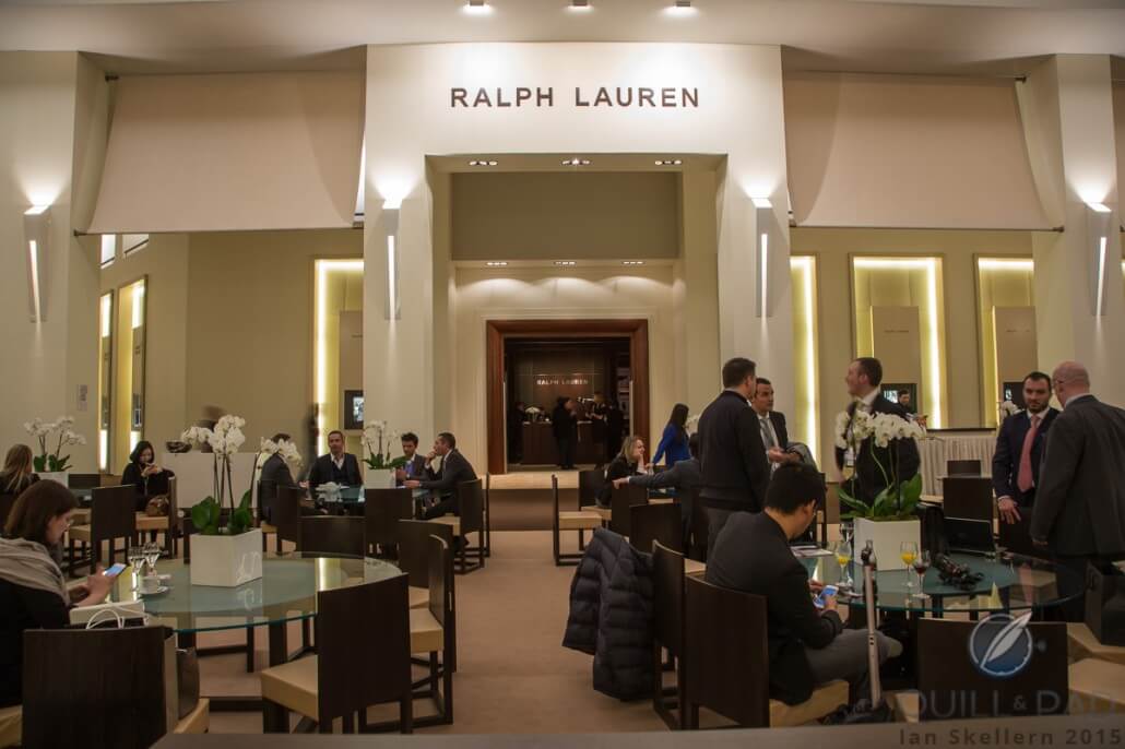 The Ralph Lauren booth at SIHH 2015