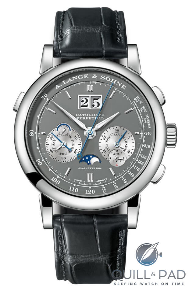 A. Lange & Söhne Datograph Perpetual in white gold with gray dial
