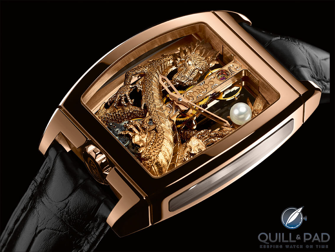 The Corum Golden Bridge Chasing The Dragon s Tail Quill Pad