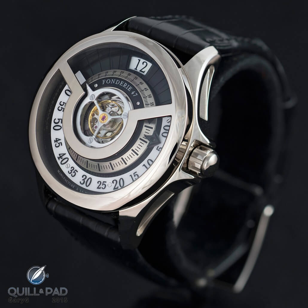 Ticking away: Fonderie 47 Inversion Principle in white gold