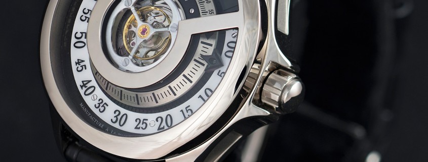 Ticking away: Fonderie 47 Inversion Principle in white gold