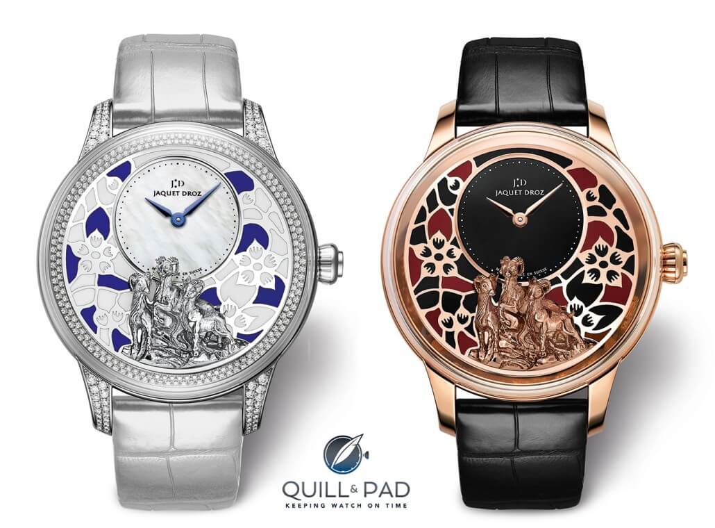 Petite Heure Minute Relief Goats by Jaquet Droz