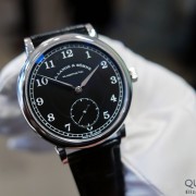 The 1815 200th Anniversary F.A. Lange in the hands of CEO Wilhelm Schmid