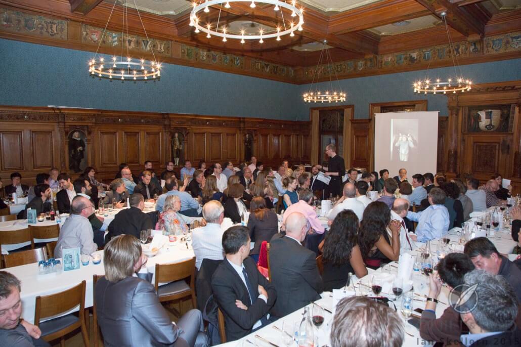 The very well-attended AHCI 30th anniversary dinner held during Baselworld 2015