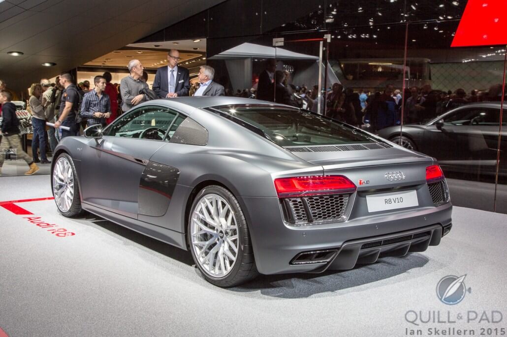 Audi A8 V10 at the 2015 Geneva International Motor Show