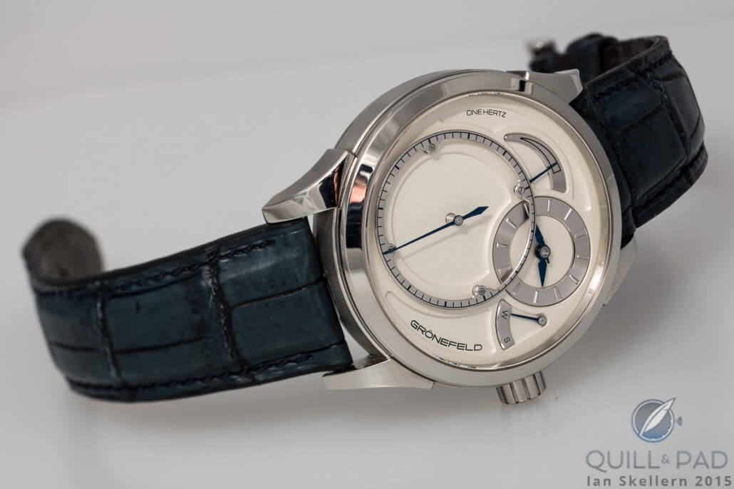 The Grönefeld One Hertz is the first production wristwatch with independent deadbeat seconds