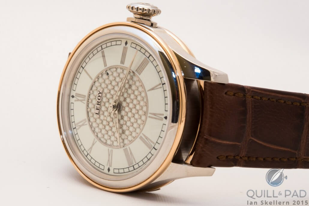 The Leroy Osmior Chronomètre à Tourbillon looks fairly unassuming from dial side