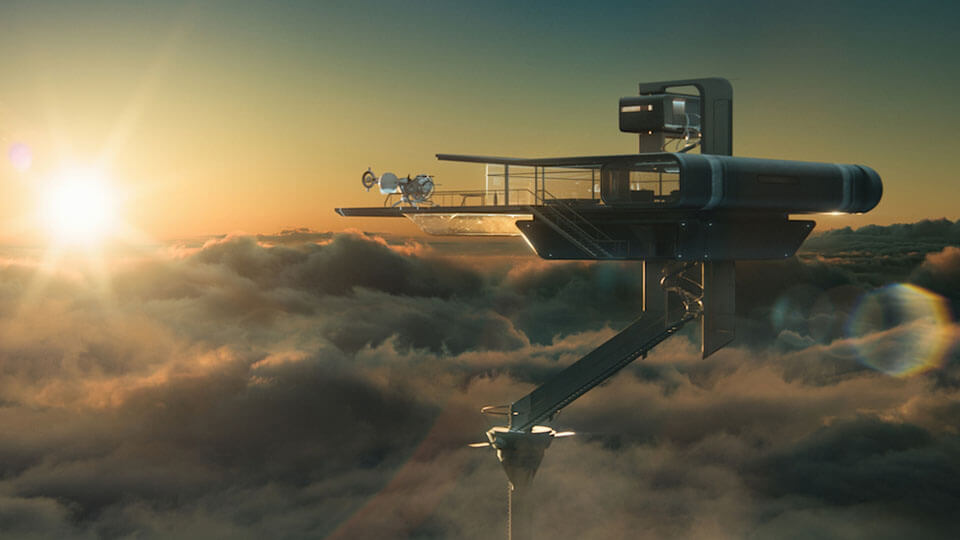 Sky Tower in the film 'Oblivion'