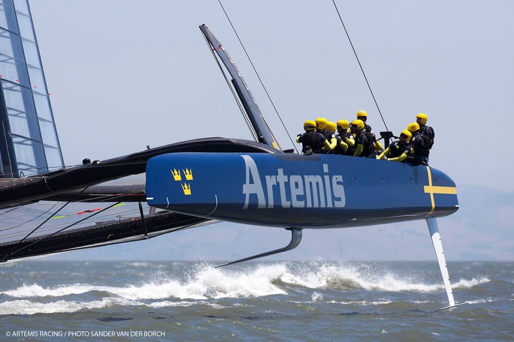Artemis Racing flying high