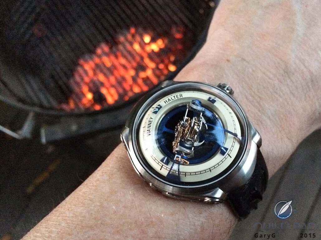 Sharing or bragging? You be the judge. Deep Space Tourbillon by Vianney Halter