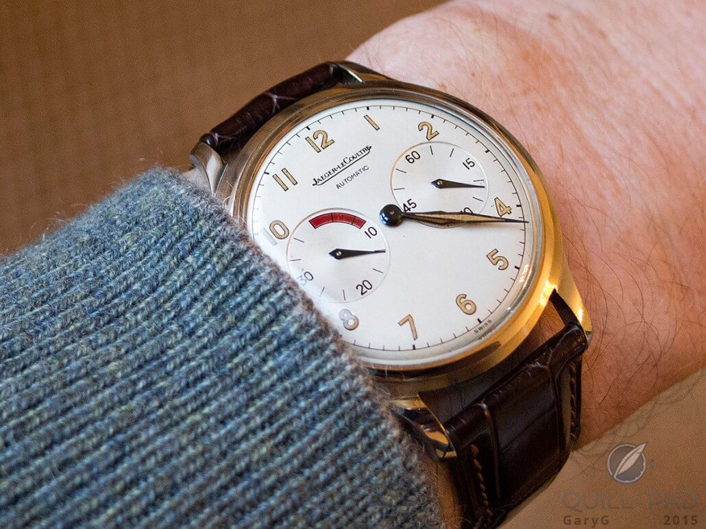 Going vintage: the Jaeger-LeCoultre Futurematic on the author’s wrist