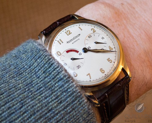 Going vintage: the Jaeger-LeCoultre Futurematic on the author’s wrist