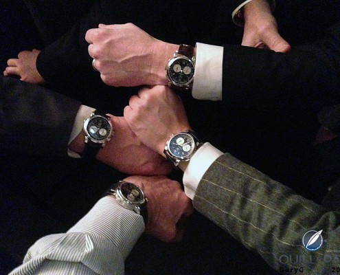 Octuple split: four A. Lange & Söhne Lange Double Splits on collectors’ wrists