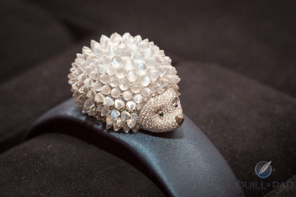 Not only does this Chopard Animal World Hedgehog look good, the back opens to reveal a watch