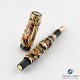 Intricately engraved gold Montegrappa Cult Q1