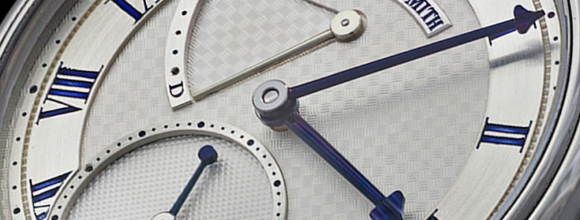 Detail view of the Roger Smith Series 2’s dial