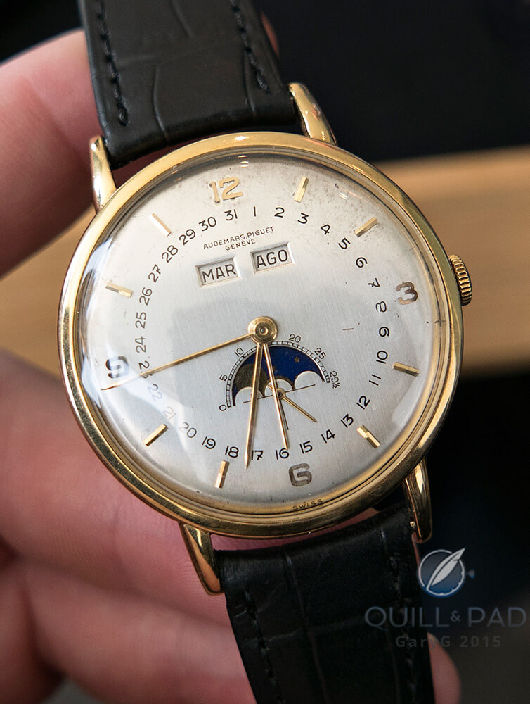 Triple-date vintage wristwatch by Audemars Piguet