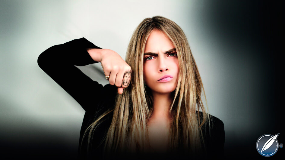 Do you know this woman? Or her watch? Cara Delevingne for TAG Heuer