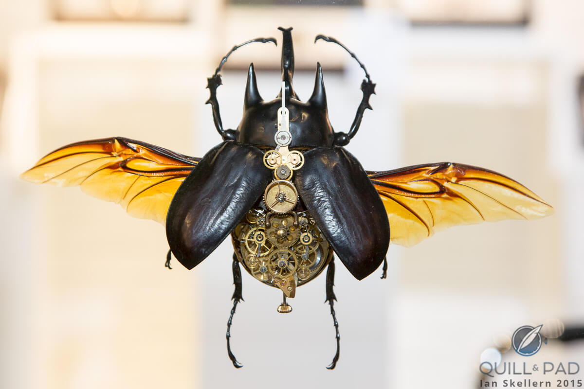 A Gaby Wormann MeCre Beatle at MB&F's M.A.D. Gallery
