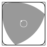 Rotation of a Reuleaux triangle in a square