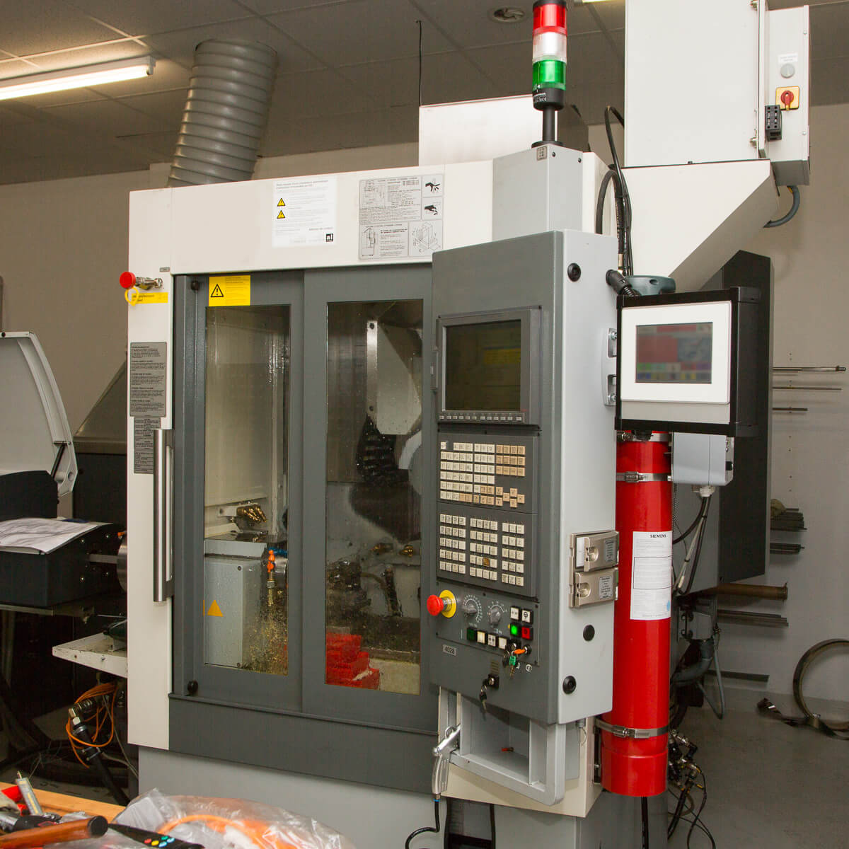 A five-axis CNC machine at the Valbray manufacture
