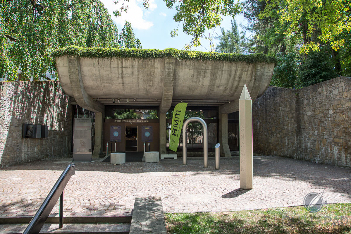 Entrance to the MIH Museum in La Chaux-de-Fonds. Think that the architecture looks a little unusual? Just wait until you see inside!