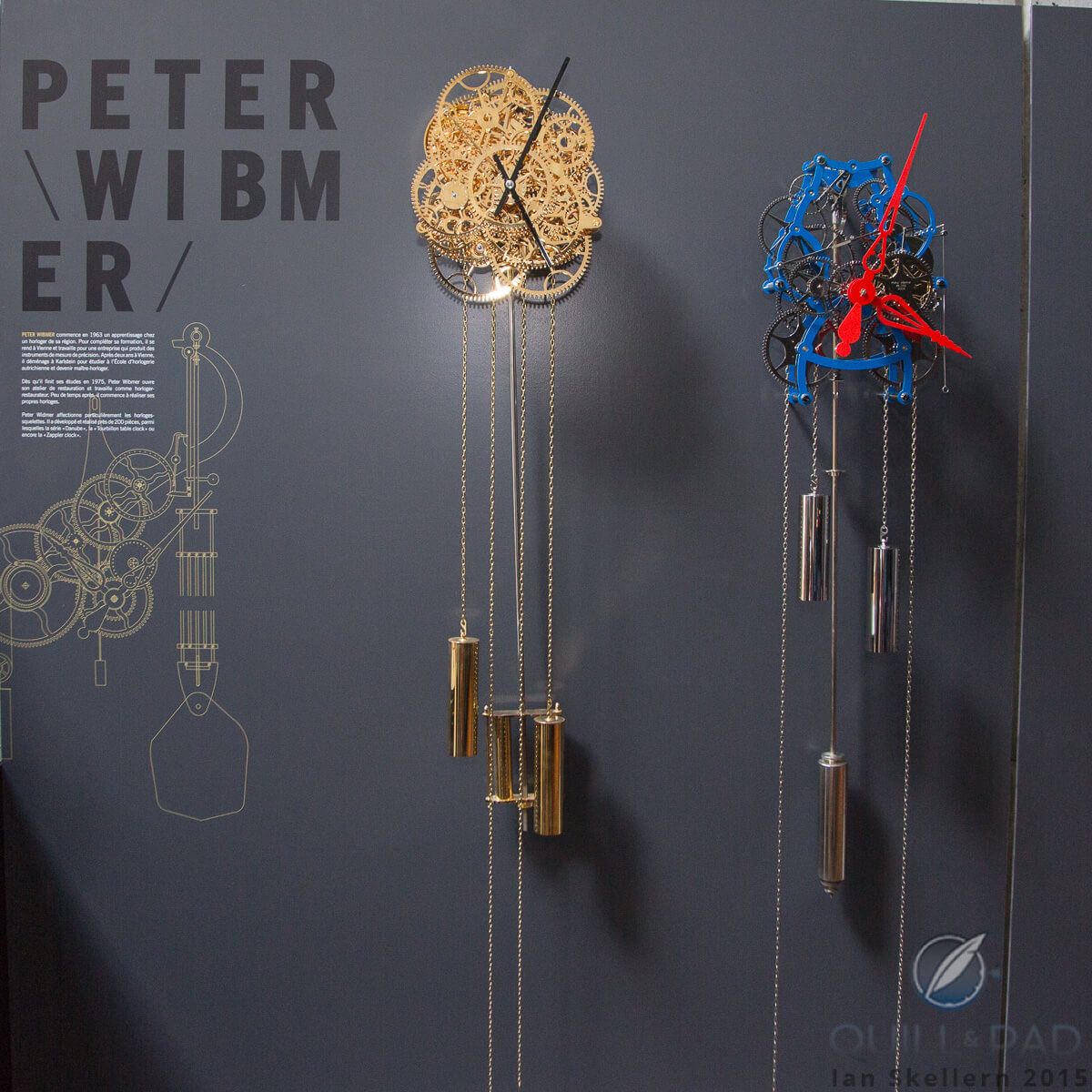 Peter Wibmer's playful clocks (that one on the right is very playful indeed – video coming soon)