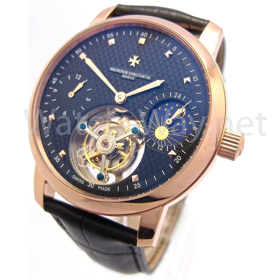 Louis Vuitton Leather strap Beautiful First copy replica Women's Watch 1 -  Branded Replica 1st copy watches