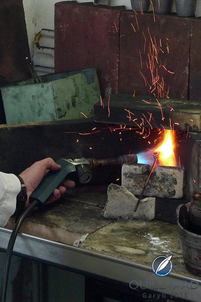 Light my fire: heat-treating Vianney Halter components