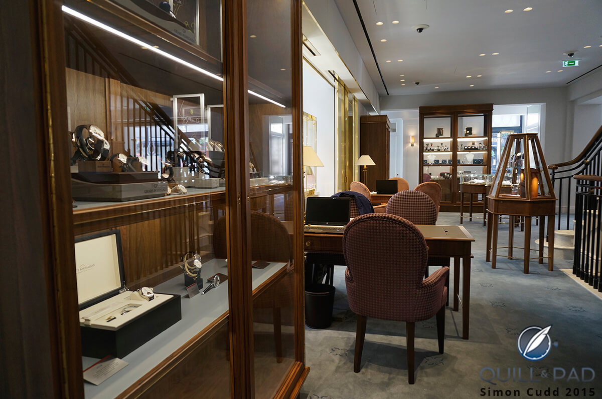 The watch department at William & Son, London