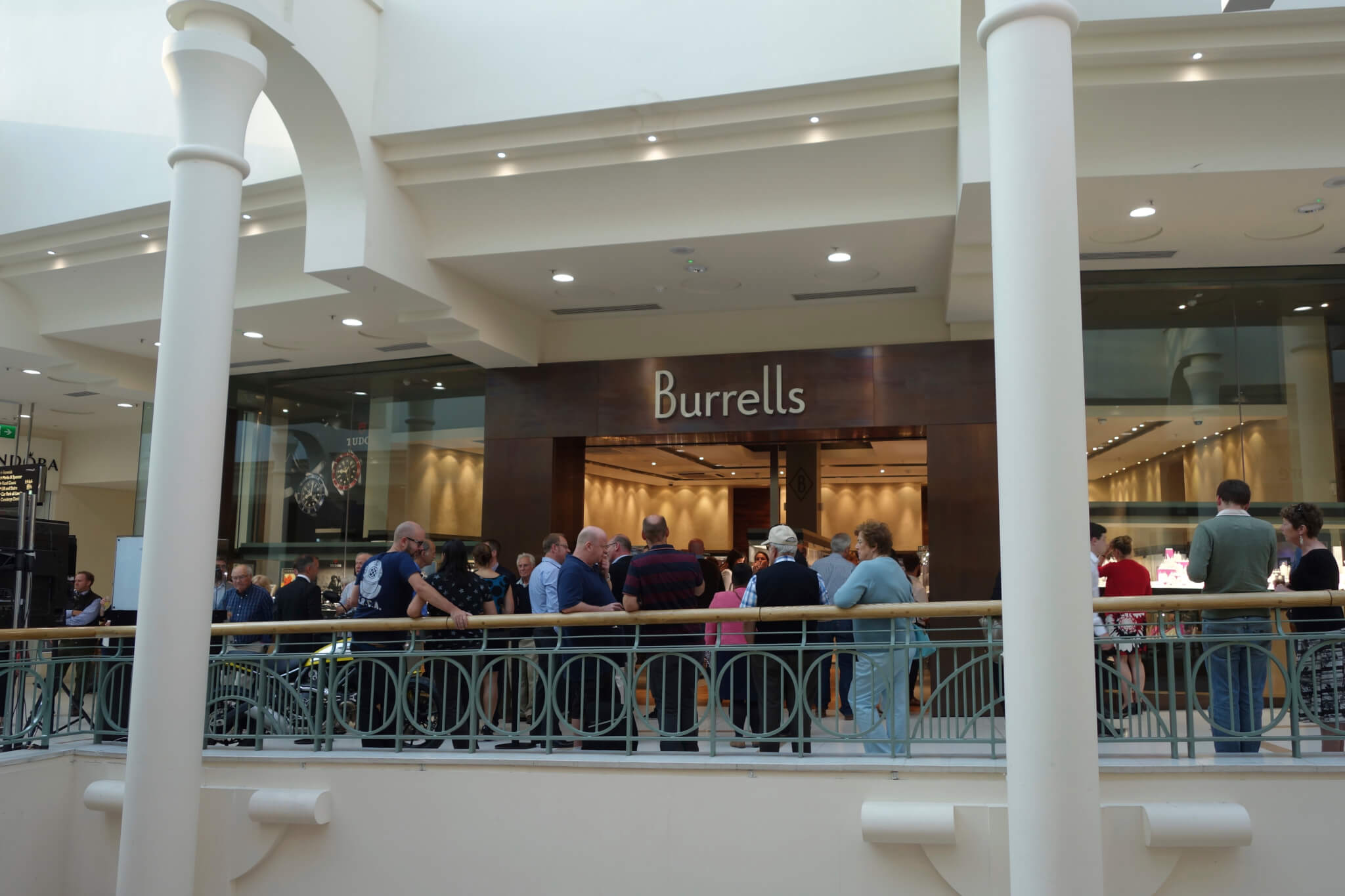 The Burrells store in the Royal Victoria Place shopping center in Tunbridge Wells, Kent, England
