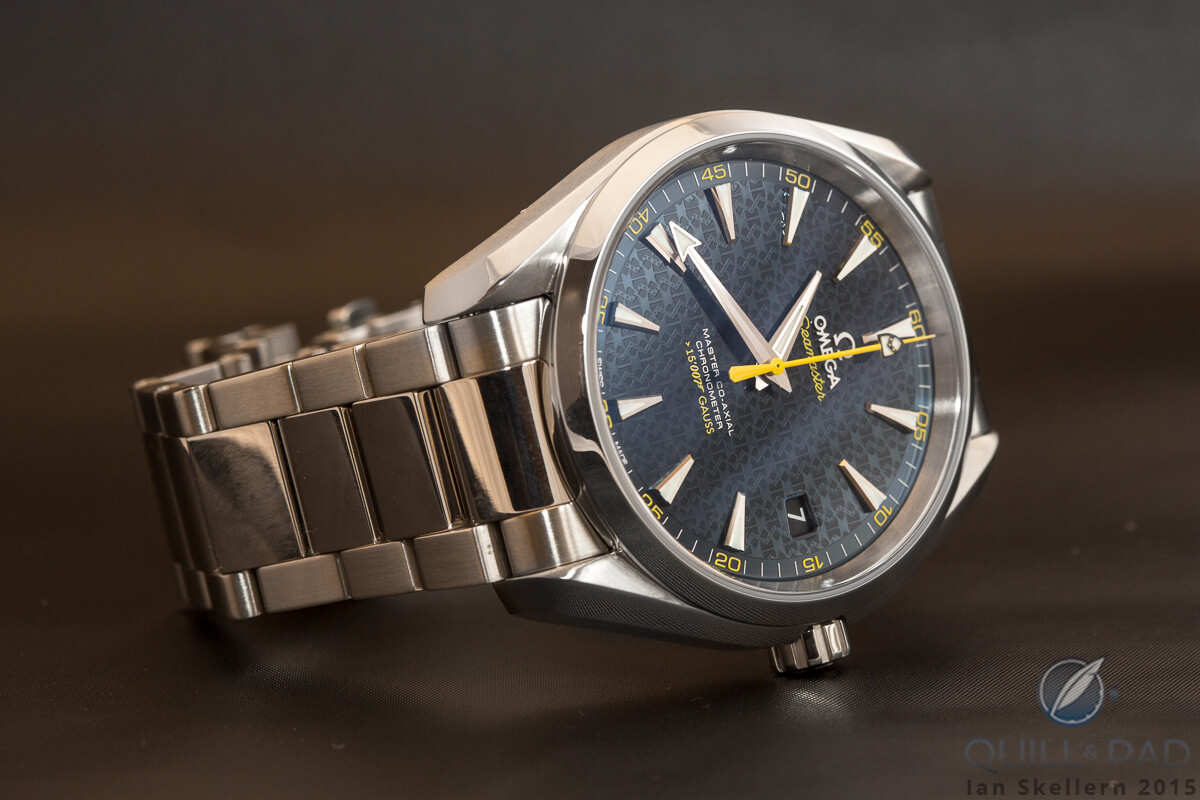An Omega Seamaster from Baselworld 2015: the newest James Bond-inspired Aqua Terra 150M version
